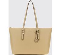 Michael Kors Quinn Tote Bag in Grained Leather with Double Handles and Charm