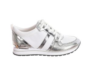 Michael Kors R2DAFS1D Womens metallic Dash Sneaker - Silver Nylon - Size 36.5 EU/IT