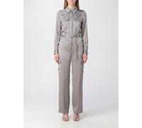 Michael Kors Recycled Fabric Cargo Jumpsuit with Long Sleeves and Adjustable Belt - Size: 4 - female