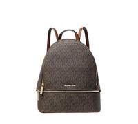 Michael Kors Rhea Medium Signature Logo Backpack Brown