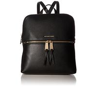 Michael Kors Rhea Zip Medium Slim Backpack in Black