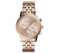 Michael Kors Ritz Ladies WatchÂChronograph DialÂRose Gold Bracelet BandÂMK6077