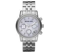 Michael Kors Ritz Women's Chronograph Dial Silver Strap Watch MK5020