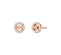 Michael Kors Rose 14ct Gold Plated Sterling Silver Stud Earrings