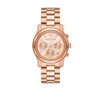 Michael Kors Runway Ladies' Rose Gold-Tone Bracelet Watch