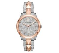 Michael Kors Runway MK6716 Women's Chronograph Watch - 38mm Silver Dial Steel Bracelet
