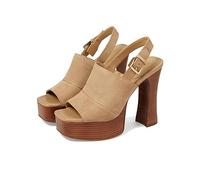 Michael Kors Rye Suede Platform Sandal - Camel - 40F3RYHS2S