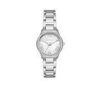 Michael Kors Sage Three-Hand Stainless Steel Watch, Silver, Women Ilver