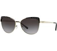 Michael Kors San Leone Women's Light Gold-Tone Cat Eye Sunglasses MK1084 10148G