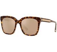 Michael Kors San Marino Women's Dark Tortoise/Clear Sunglasses MK2163F 31027P 55