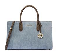 Michael Kors Scarlett Medium Satchel Women's Hardware Gold/Denim/New Horizon, One Size