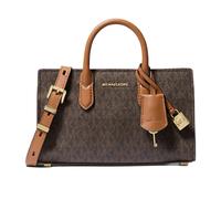 Michael Kors Scarlett Small Leather Crossbody Handbag Bag Brown/Acorn