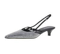 Michael Kors Selina Kitten Sling Pump Sneaker Black