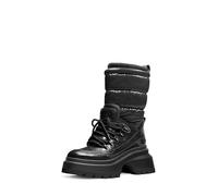 Michael Kors Shiloh Mixed-Media Boot - BLACK - 40F5SSFB7L
