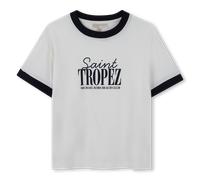 Michael Kors - Short Sleeve T-shirt - Off White Navy - Girl - 4 Years