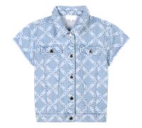 Michael Kors - Short-sleeved Denim Jacket - Denim Blue - Girl - 2 Years