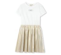 Michael Kors - Short-sleeved Dress - Off White Gold - Girl - 2 Years