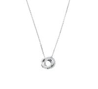 Michael Kors Women's Silver Semi precious with spring ring closure Pendant necklace