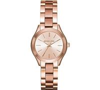 Michael Kors - Slim Runway Ladies 3-Handle Watch with Stainless Steel Band in Rose Gold - MK3513