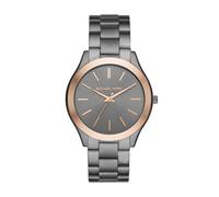 Michael Kors Slim Runway Men's Quartz Watch with Grey Dial and Grey Stainless Steel Bracelet MK8576
