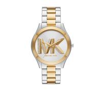 Michael Kors Slim Runway Three-Hand Two-Tone Stainless Steel Women's Watch (Model: MK4735)