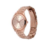 Michael Kors - Slim Runway Ladies 3-Handle Watch with Stainless Steel Band in Rose Gold - MK3513