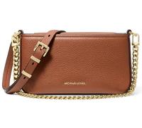 White Leather Clutch Bag - female - Michael Kors - Shoulder Bags - Brown - ONE SIZE - Bags ONE SIZE