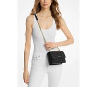 MICHAEL KORS Small Claire Black Pebbled Leather Convertible Shoulder B