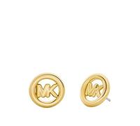Michael Kors Small Logo Stud Earrings, Gold, Women Gold
