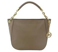 Michael Kors Stanthorpe Dark Taupe Leather Shoulder Bag