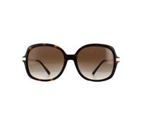Michael Kors Women's Adrianna II 310613 57 Sunglasses, Dark Tortoise/Gold/Browngradient