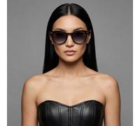 Michael Kors Sunglasses Black Purple Gradient Round MK2023 316311 53mm