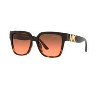 Michael Kors Women's Karlie Sunglasses, Dark Tortoise/Brown Shaded, 54/17