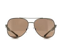 Michael Kors Sunglasses MK1121 Chianti 10147P Light Gold Brown Gold Mirror