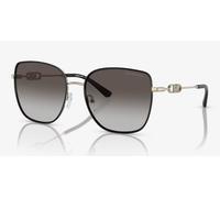 Michael Kors Sunglasses MK1129J Empire Square 2 10148G Gold Black w/ Gray Lenses