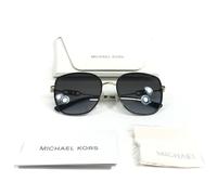Michael Kors Sunglasses MK1129J Empire Square 2 10148G Gold Black w/ Gray Lenses