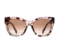 Michael Kors Sunglasses MK2182U Empire Square 334513 Pink Tortoise Brown Pink Gradient