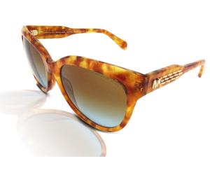 Michael Kors Sunglasses Women's Portillo MK2083 33395D Amber Tort/Blue Brown