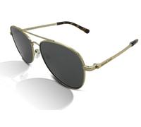 Michael Kors Sunglasses Women's San Diego MK1045 101487 Shiny Gold/Dark Grey