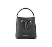 Michael Kors Suri Medium Bucket Leather Shoulder Bag Messenger (Black Combo)