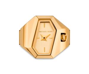 Michael Kors Suri Watch Ring Ring Stainless Steel MK7613 - Woman - Stainless Steel Gold Adjustable