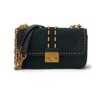 Michael Kors Tribeca Small Suede Crossbody Bag with Studs Black