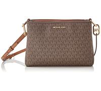 Michael Kors Trisha Medium Logo Crossbody Bag Triple BROWN