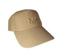 Michael Kors Unisex Embroidered Logo Baseball Cap - One Size Tan, Dark Beige, One Size