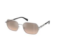 Michael Kors Unisex Michael Kors MK1165 SAINT MARTIN 18933D Sunglasses Metal Silver Brown Geometric Normal Shaded