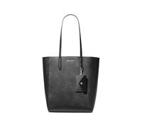 Michael Kors Vincent Large Saffiano Leather Tote Bag with Card Case, Black, 15"W x 14"H x 5"D