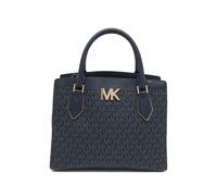 Michael Kors Vintage large Mott logo-plaque tote bag - Blue One Size