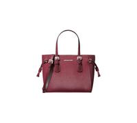 Michael Kors Voyager Extra-Small Pebbled Leather Convertible Crossbody Bag - MAROON - 35S6SV6T0L