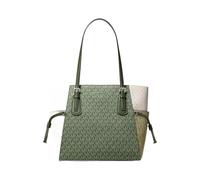 Michael Kors Voyager Large Color-Block Signature Logo Tote Bag - AMAZON GREEN - 35S5SV6T7B