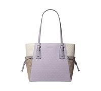 Michael Kors Voyager Large Color-Block Signature Logo Tote Bag - LILAC - 35S5SV6T7B